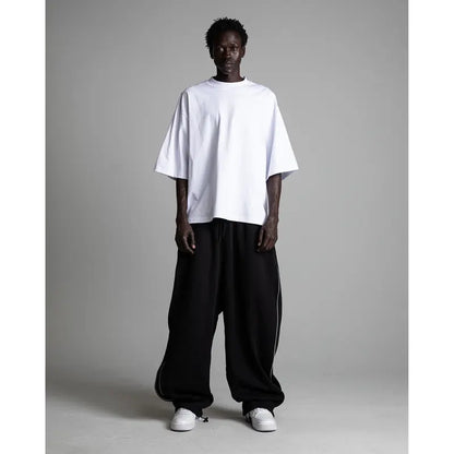 7.5Oz Max Heavyweight Oversized Short Sleeve Casual Streetwear Top Tshirt Cotton Cropped