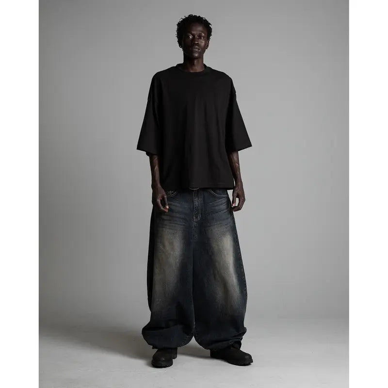 7.5Oz Max Heavyweight Oversized Short Sleeve Casual Streetwear Top Tshirt Cotton Cropped
