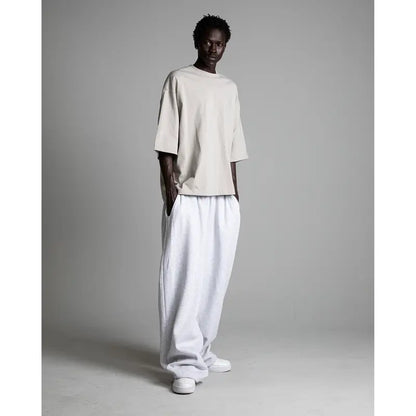 7.5Oz Max Heavyweight Oversized Short Sleeve Casual Streetwear Top Tshirt Cotton Cropped